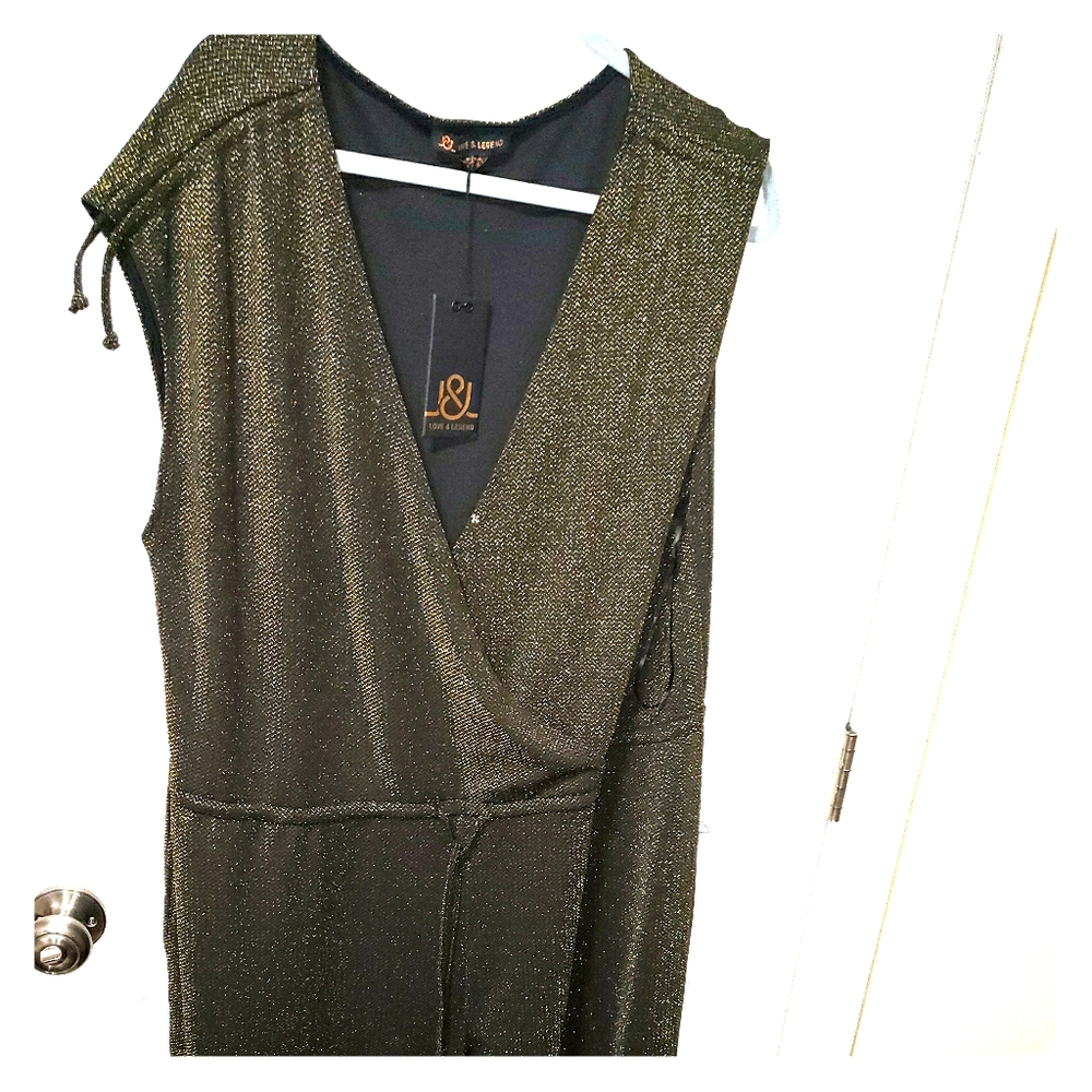 SHINE IN THE SHOWSTOPPER SHIMMERY JUMPSUIT! 2XL